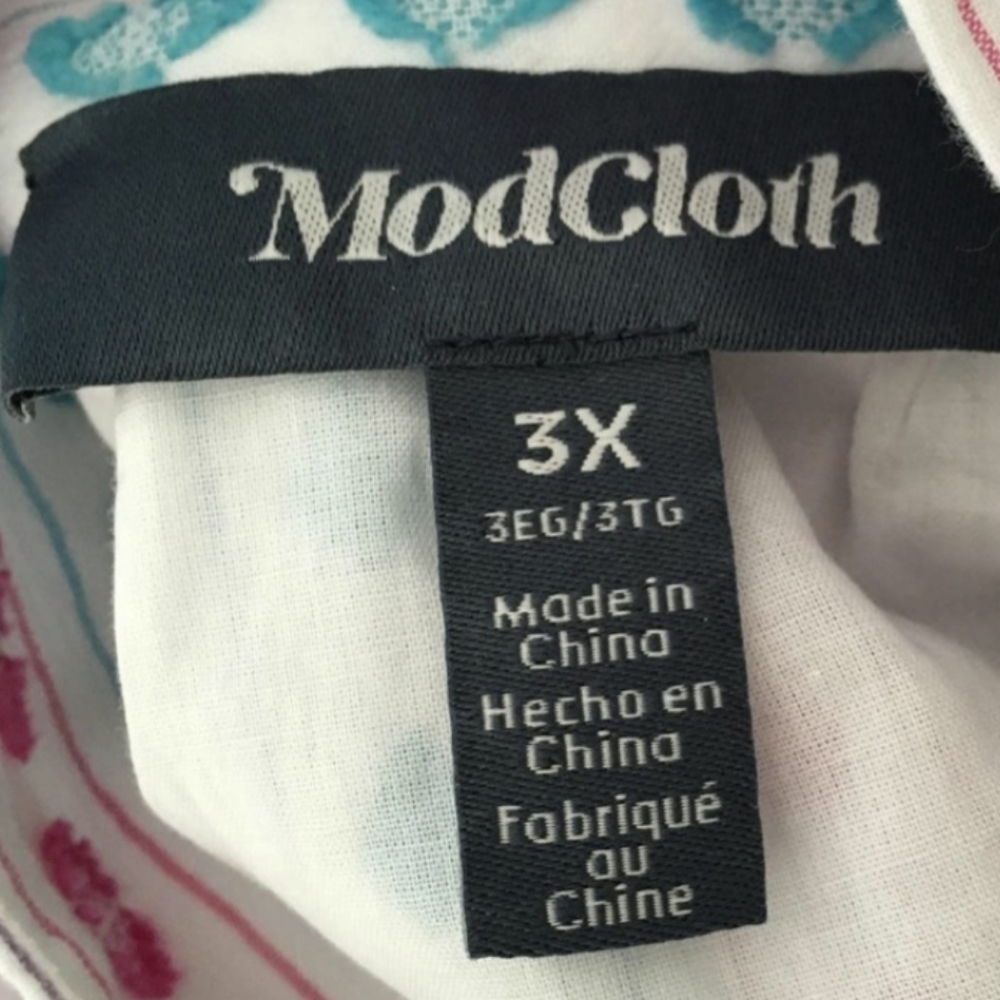 Modcloth Weekender's Dream Embroidered Midi Dress - Picture 3 of 4